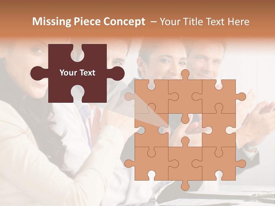 Group Corporate Partnership PowerPoint Template