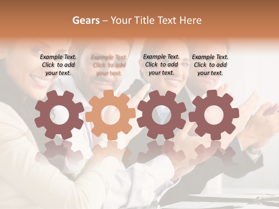 Group Corporate Partnership PowerPoint Template