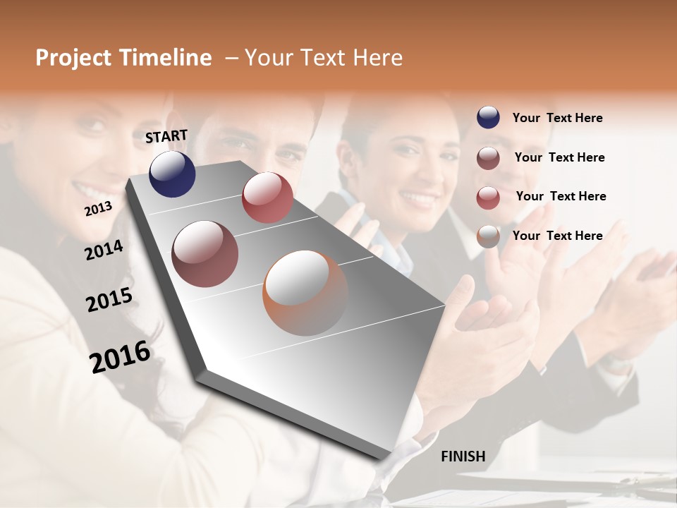 Group Corporate Partnership PowerPoint Template