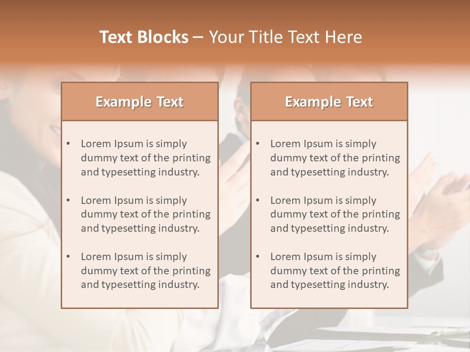 Group Corporate Partnership PowerPoint Template