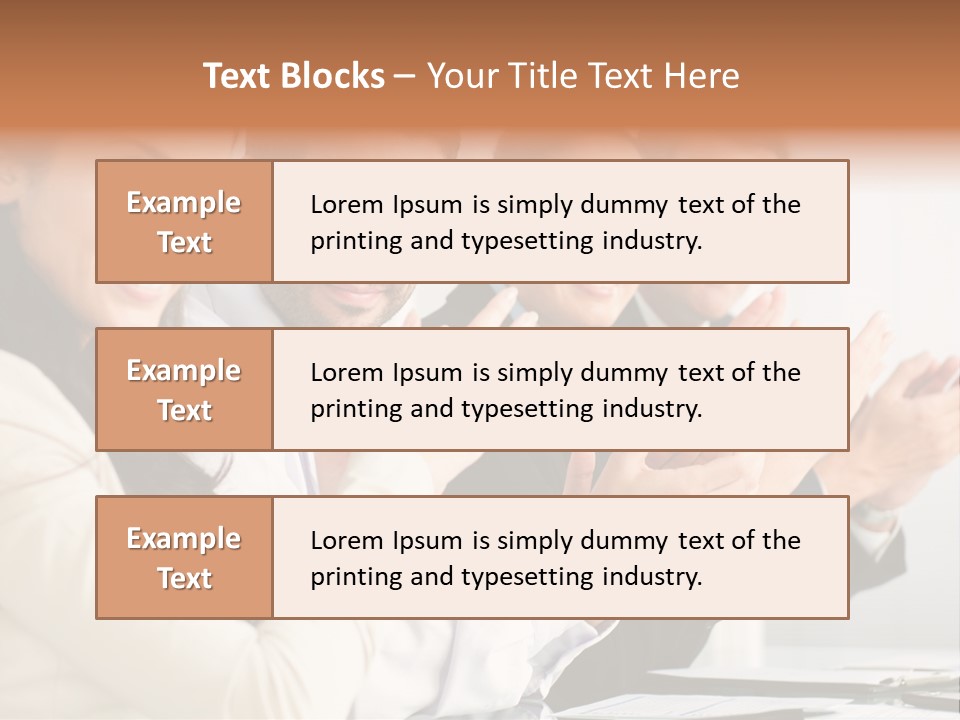 Group Corporate Partnership PowerPoint Template
