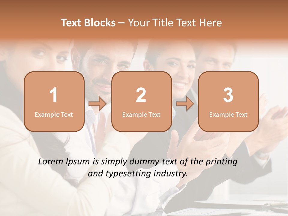 Group Corporate Partnership PowerPoint Template