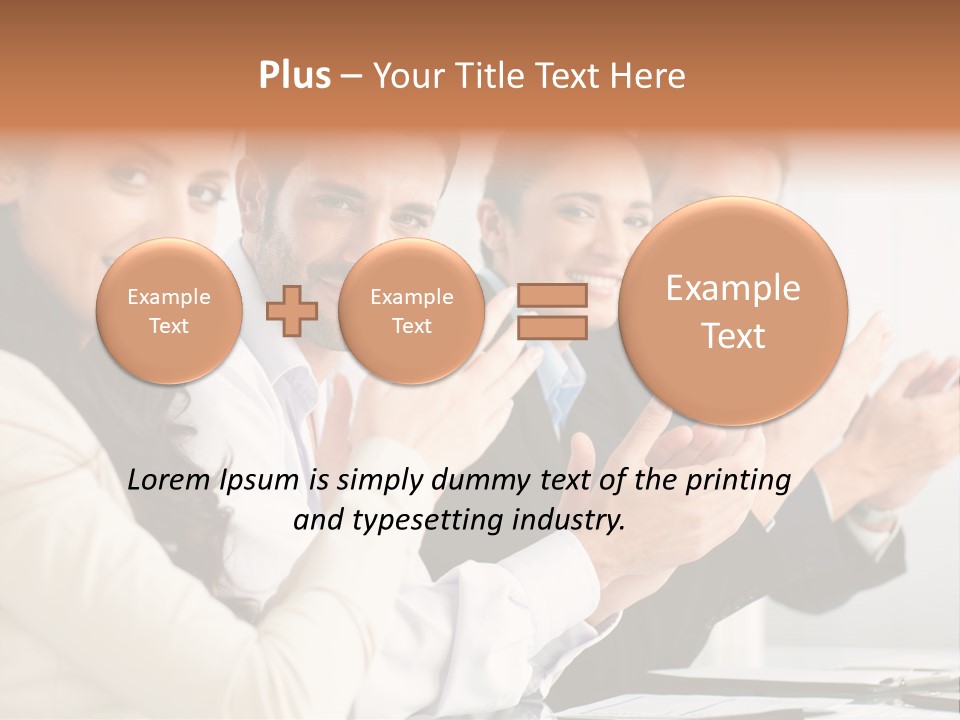 Group Corporate Partnership PowerPoint Template