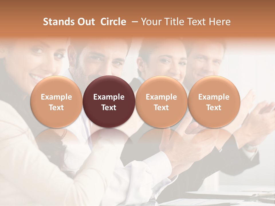 Group Corporate Partnership PowerPoint Template