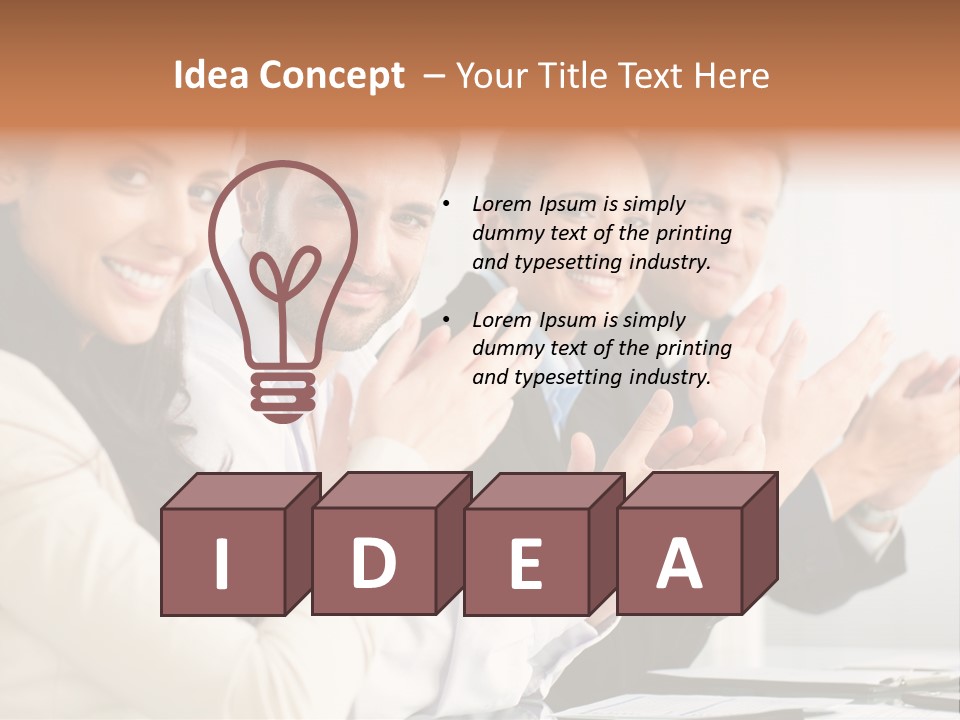 Group Corporate Partnership PowerPoint Template