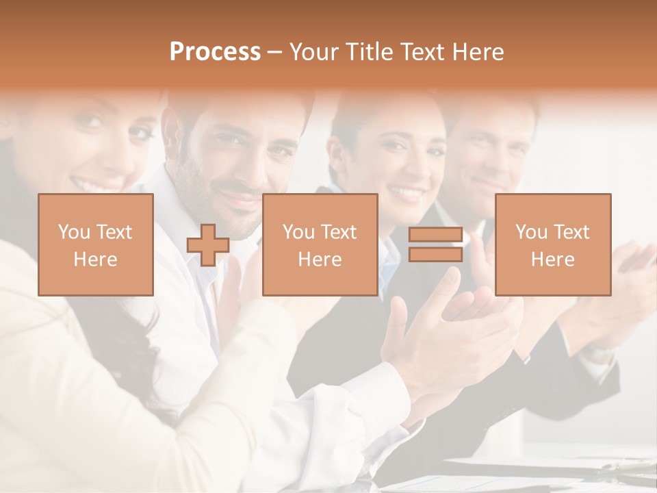 Group Corporate Partnership PowerPoint Template