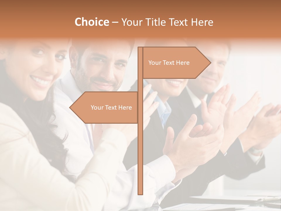 Group Corporate Partnership PowerPoint Template