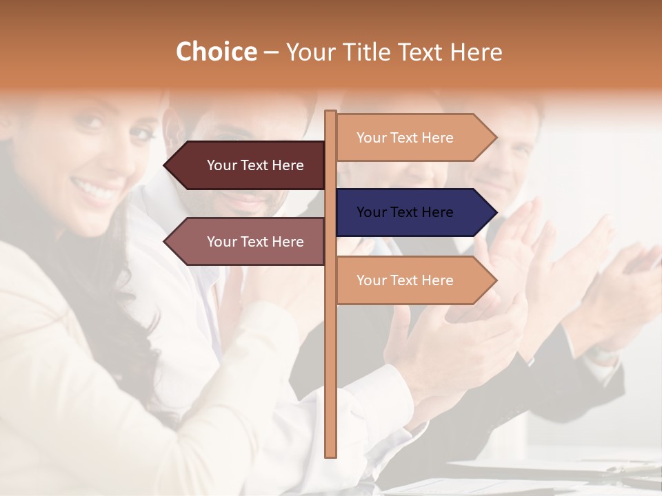 Group Corporate Partnership PowerPoint Template