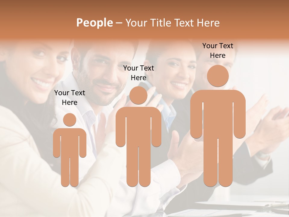 Group Corporate Partnership PowerPoint Template