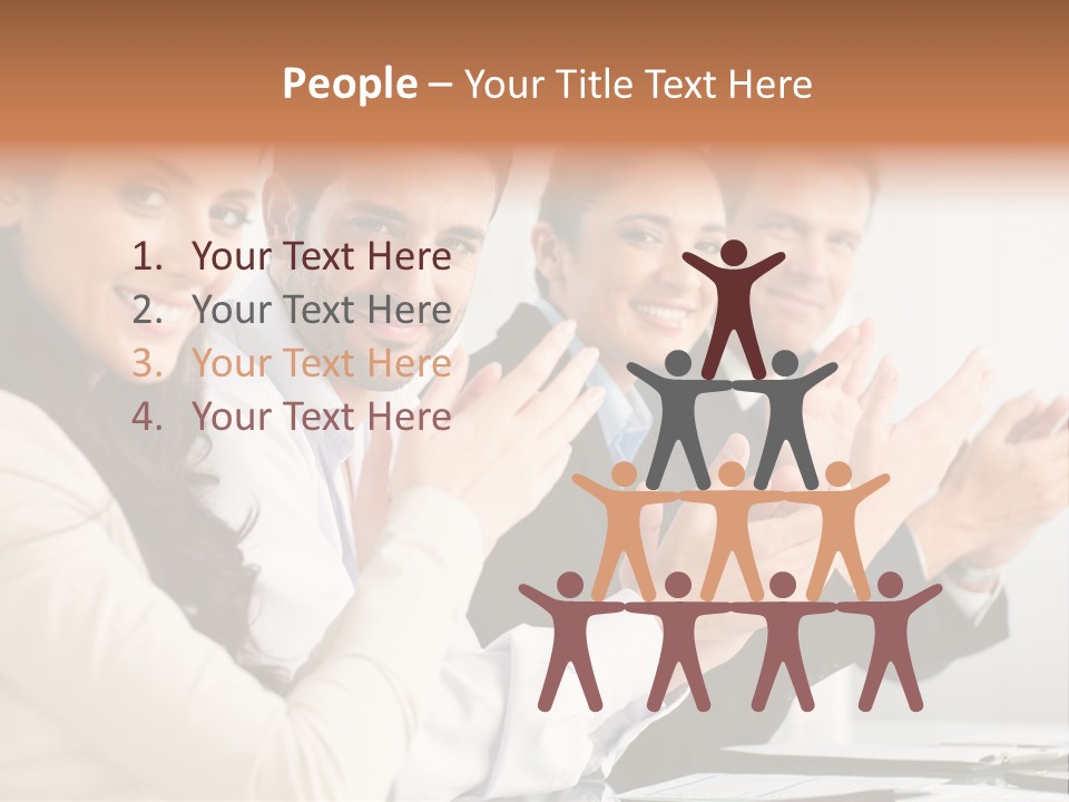 Group Corporate Partnership PowerPoint Template