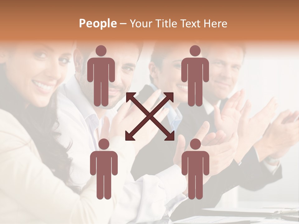 Group Corporate Partnership PowerPoint Template