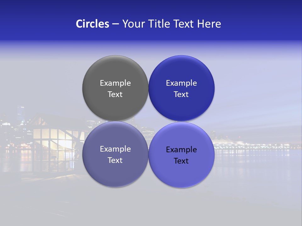 Gun Vancouver Clock PowerPoint Template