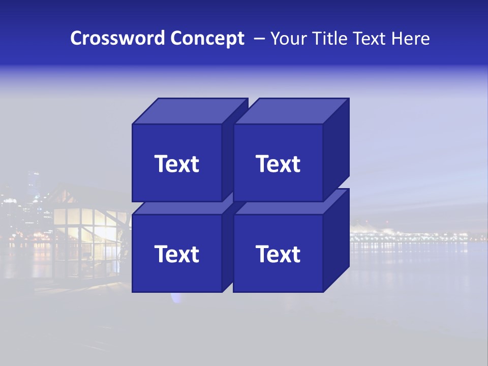 Gun Vancouver Clock PowerPoint Template