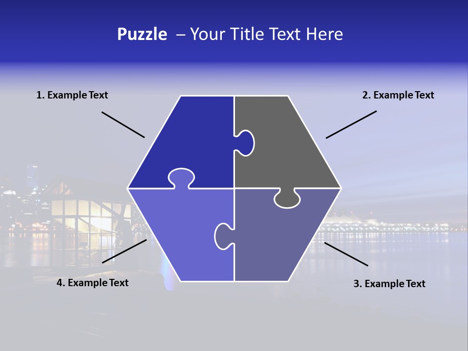 Gun Vancouver Clock PowerPoint Template