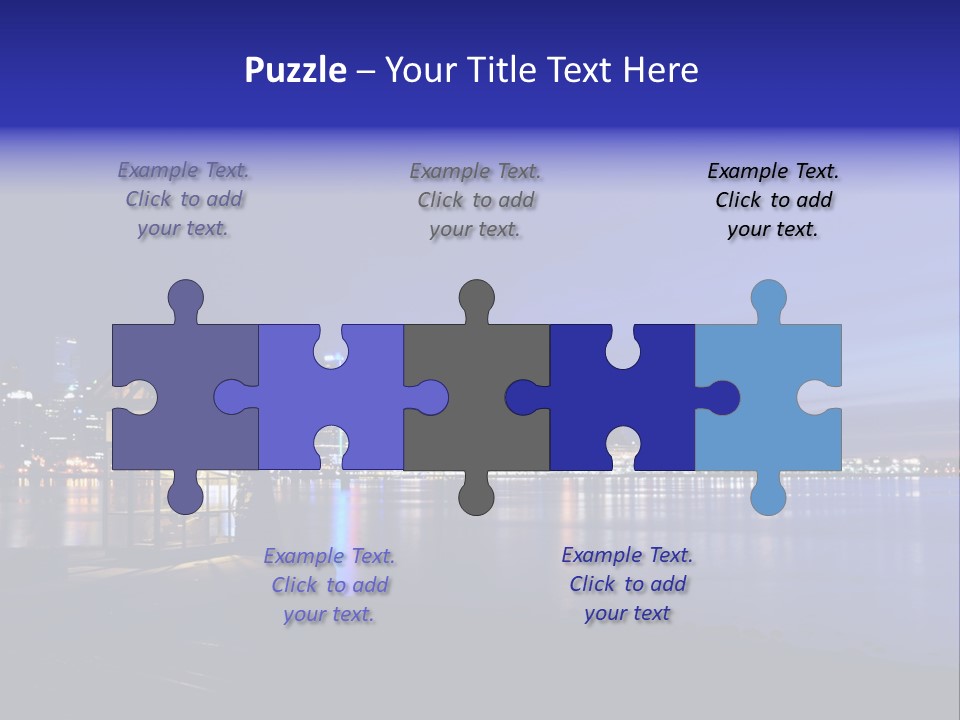 Gun Vancouver Clock PowerPoint Template