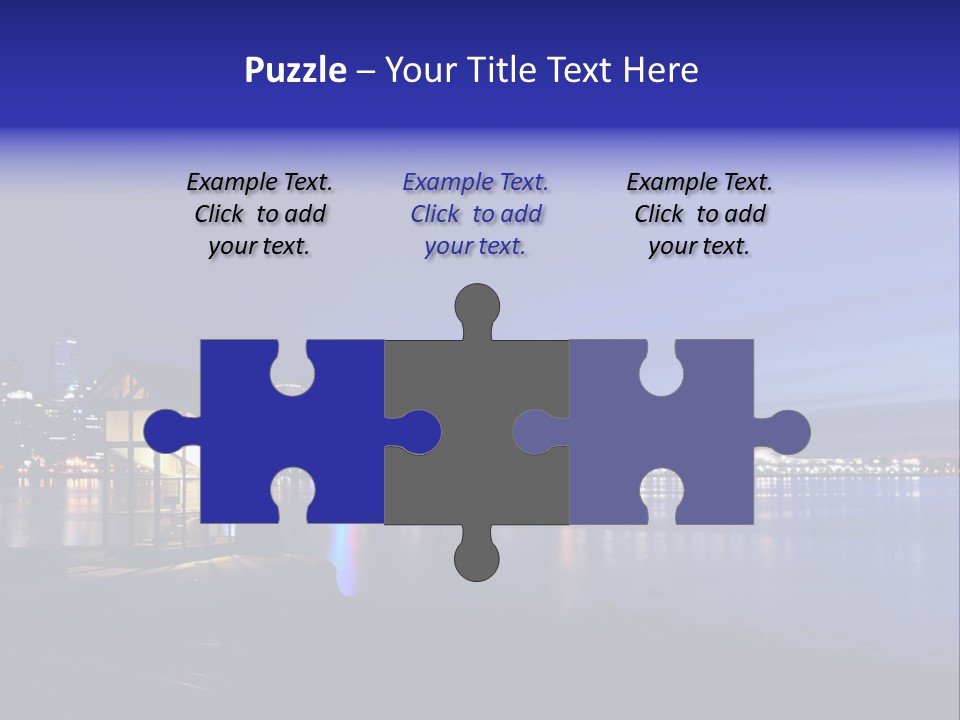 Gun Vancouver Clock PowerPoint Template