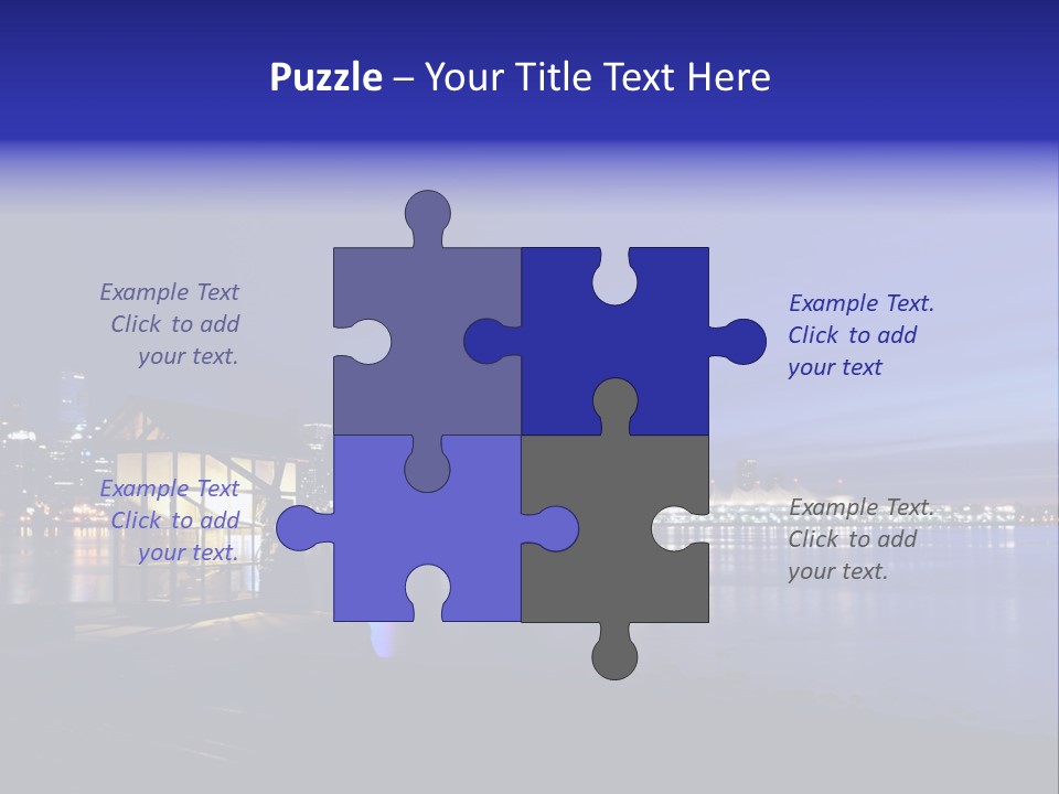 Gun Vancouver Clock PowerPoint Template