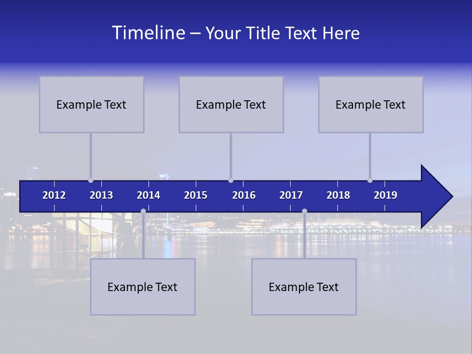 Gun Vancouver Clock PowerPoint Template