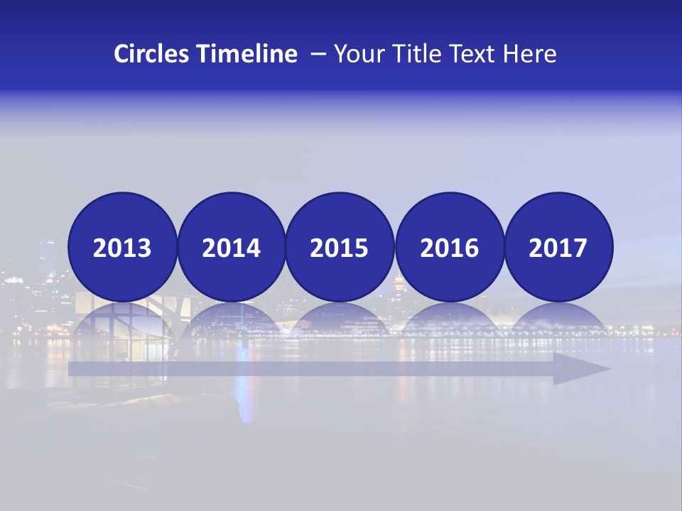 Gun Vancouver Clock PowerPoint Template