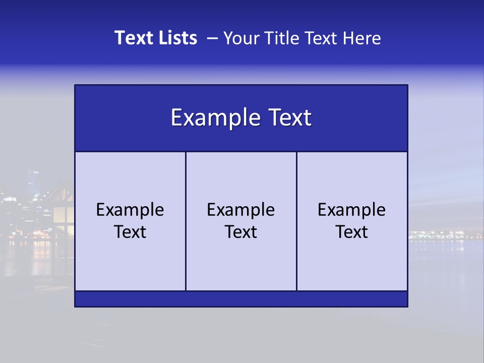 Gun Vancouver Clock PowerPoint Template