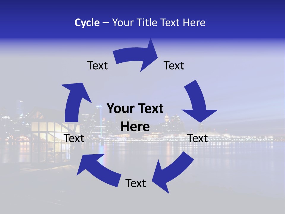 Gun Vancouver Clock PowerPoint Template