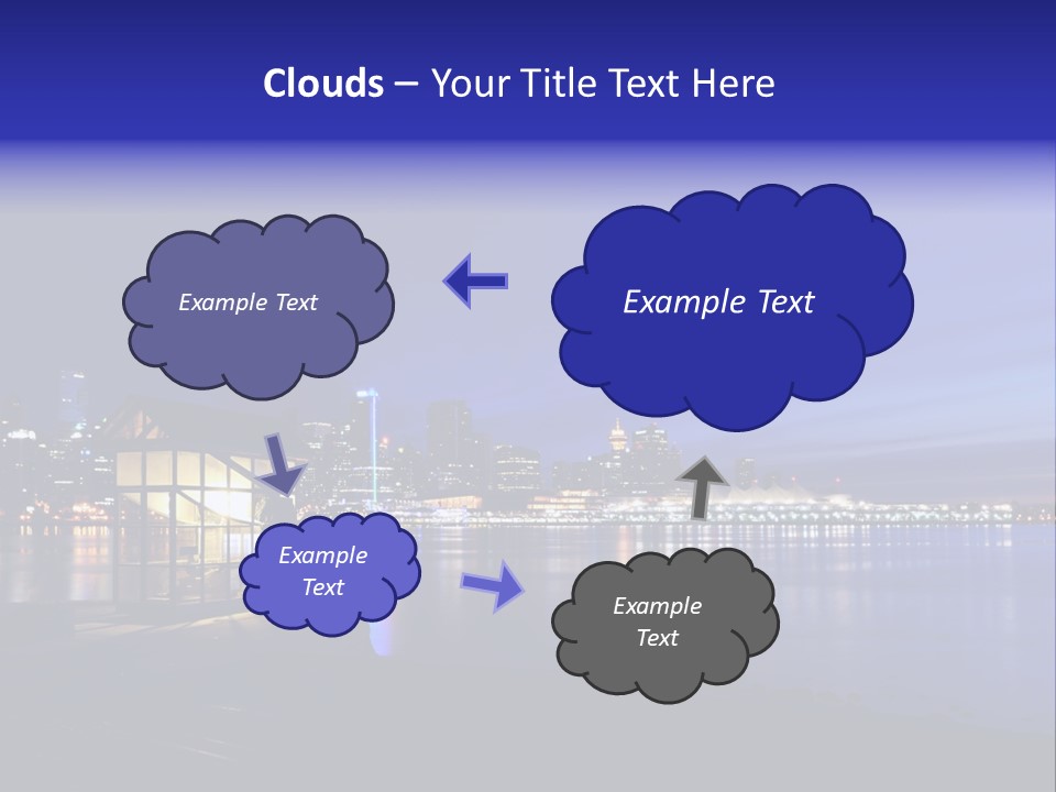 Gun Vancouver Clock PowerPoint Template