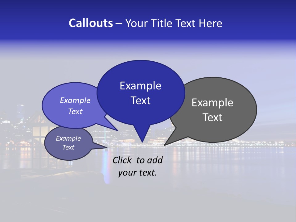 Gun Vancouver Clock PowerPoint Template