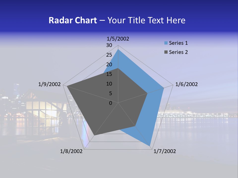 Gun Vancouver Clock PowerPoint Template