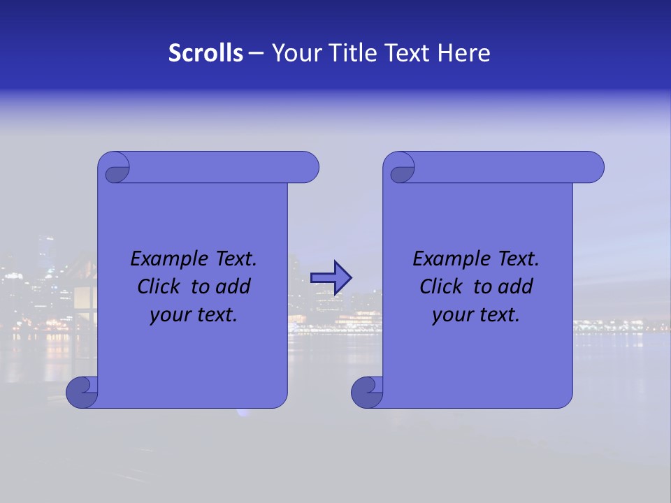 Gun Vancouver Clock PowerPoint Template