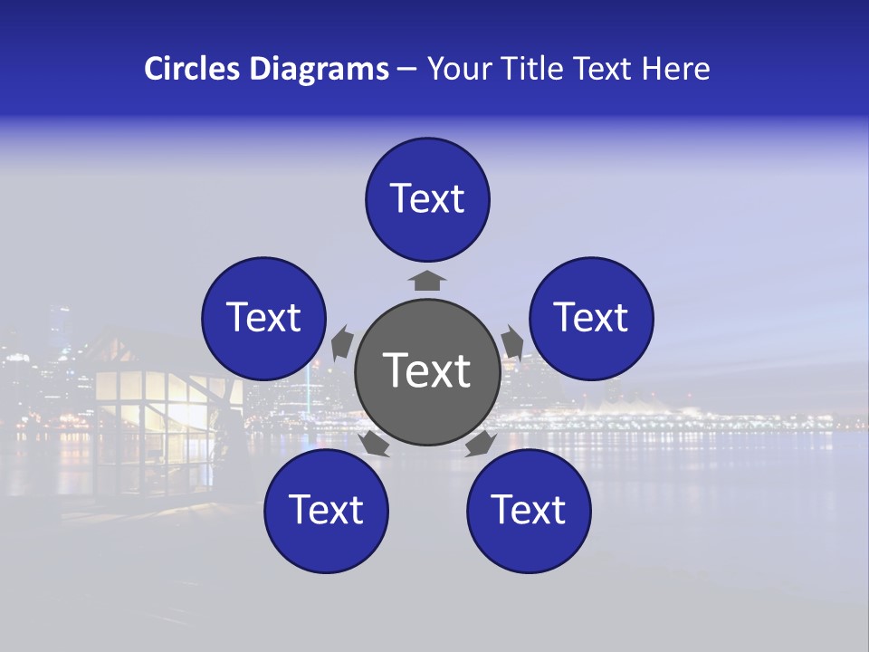 Gun Vancouver Clock PowerPoint Template