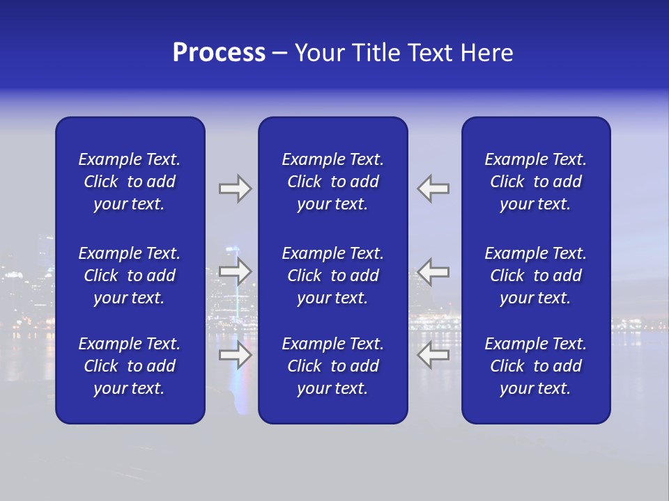 Gun Vancouver Clock PowerPoint Template