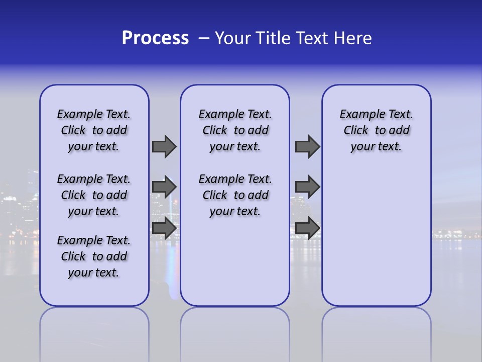 Gun Vancouver Clock PowerPoint Template