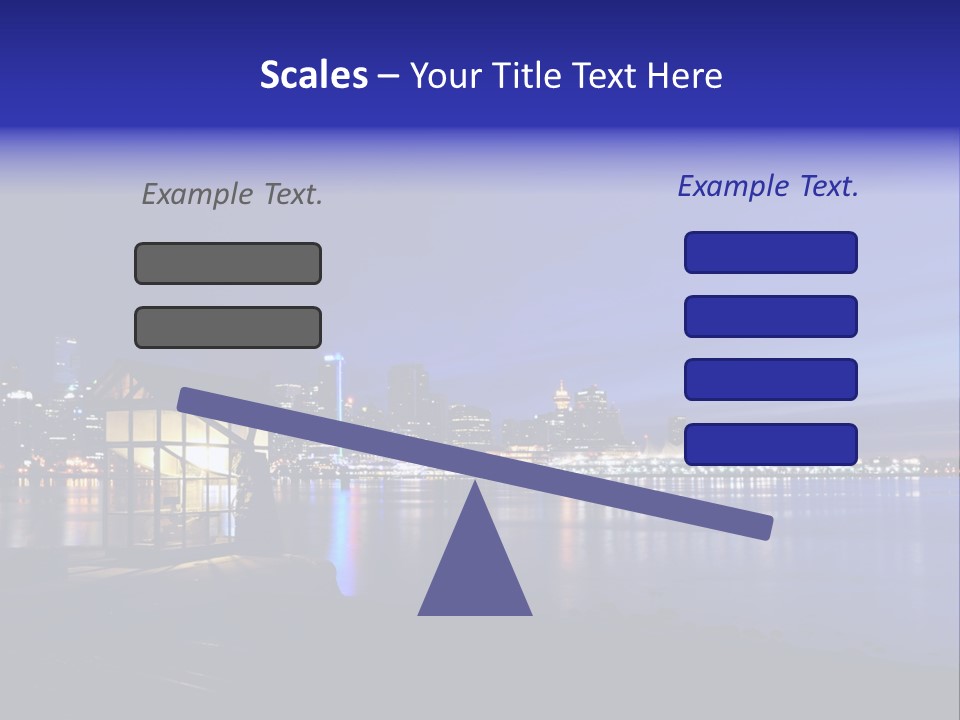 Gun Vancouver Clock PowerPoint Template