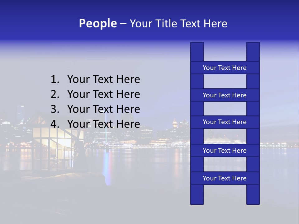 Gun Vancouver Clock PowerPoint Template