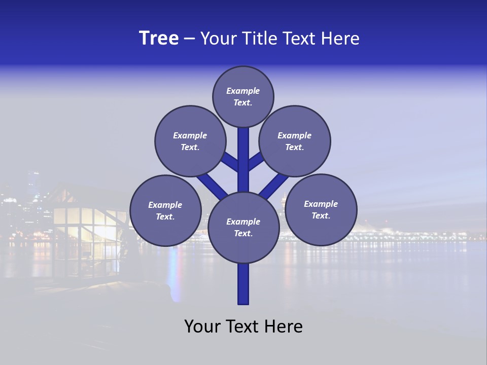 Gun Vancouver Clock PowerPoint Template