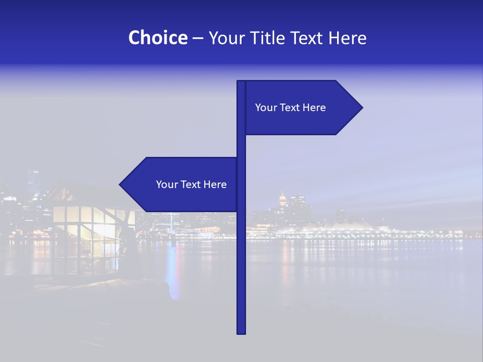 Gun Vancouver Clock PowerPoint Template