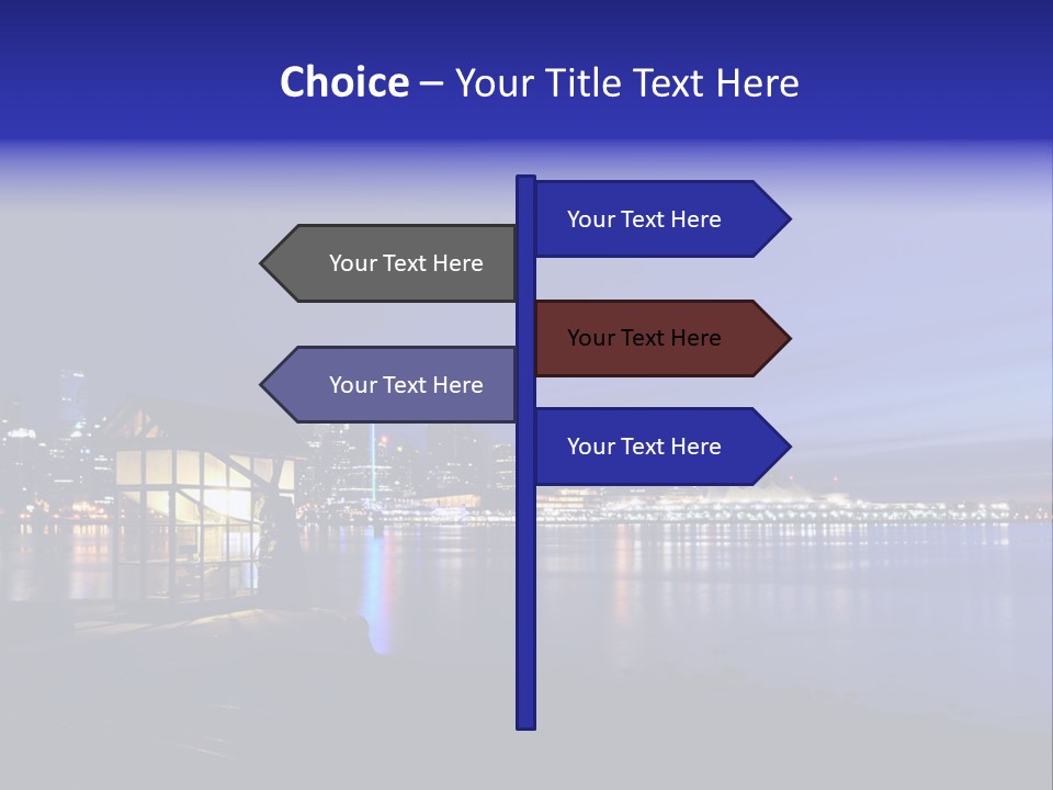 Gun Vancouver Clock PowerPoint Template