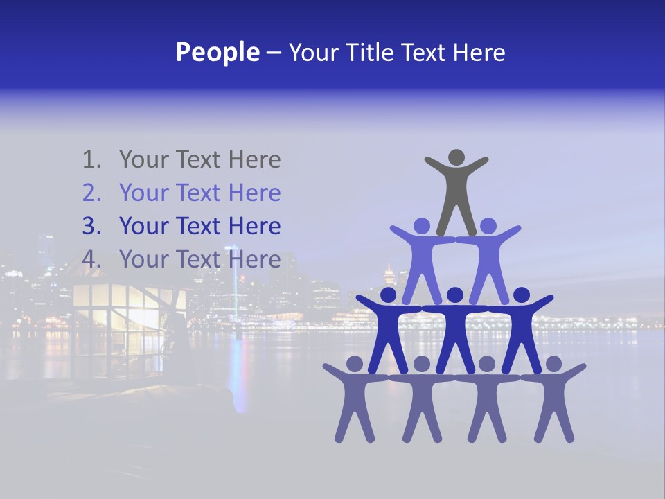 Gun Vancouver Clock PowerPoint Template