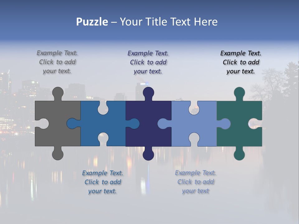 View Scene Water PowerPoint Template