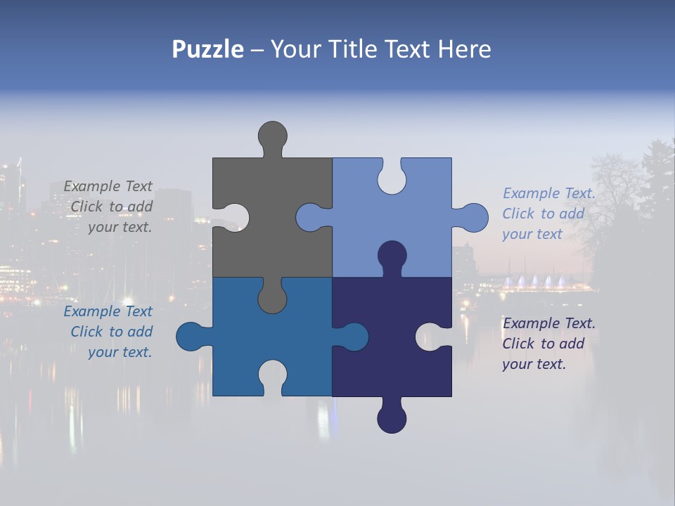 View Scene Water PowerPoint Template