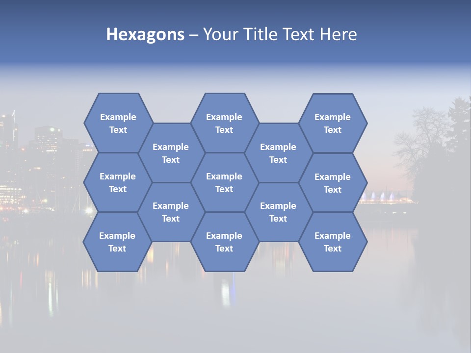 View Scene Water PowerPoint Template