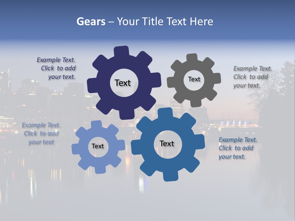 View Scene Water PowerPoint Template