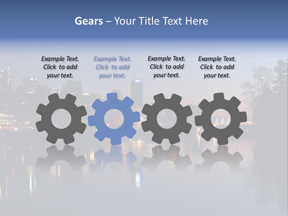 View Scene Water PowerPoint Template