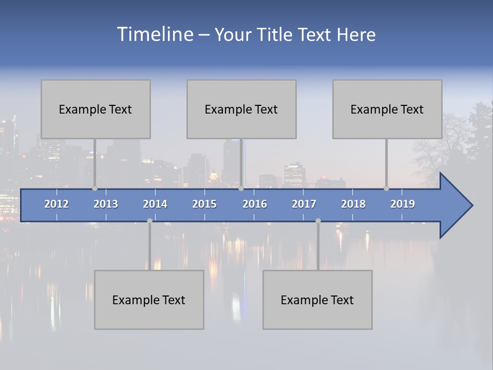 View Scene Water PowerPoint Template