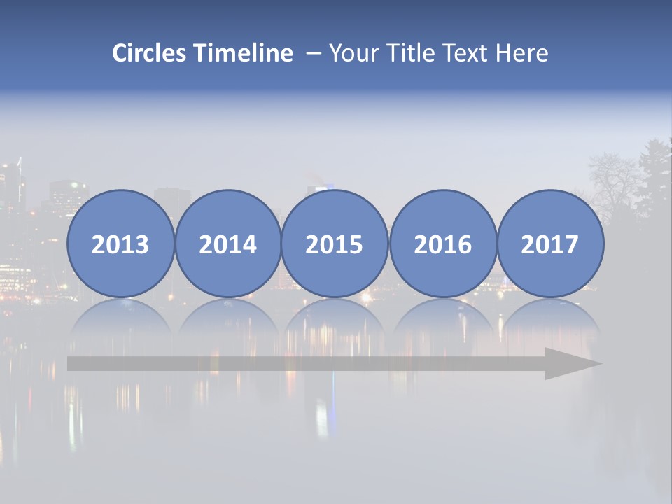 View Scene Water PowerPoint Template