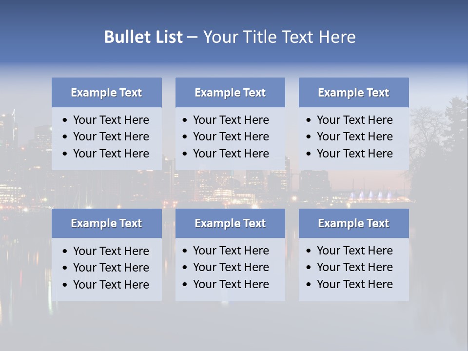 View Scene Water PowerPoint Template
