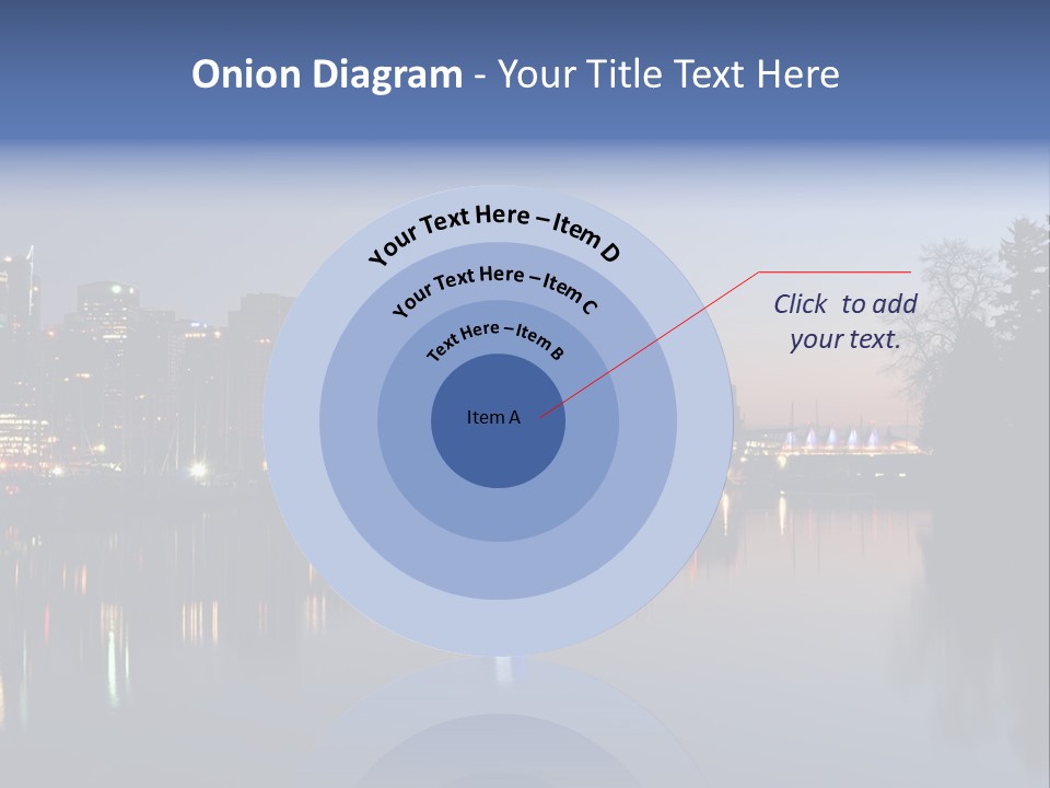 View Scene Water PowerPoint Template