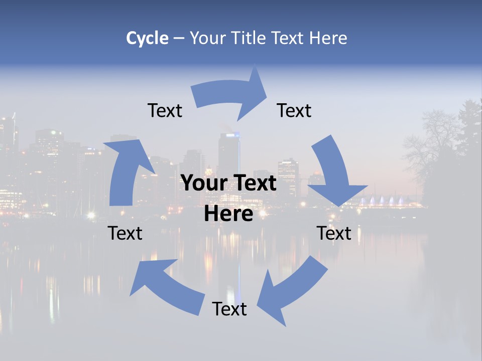 View Scene Water PowerPoint Template