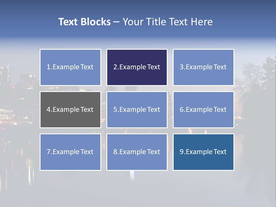 View Scene Water PowerPoint Template