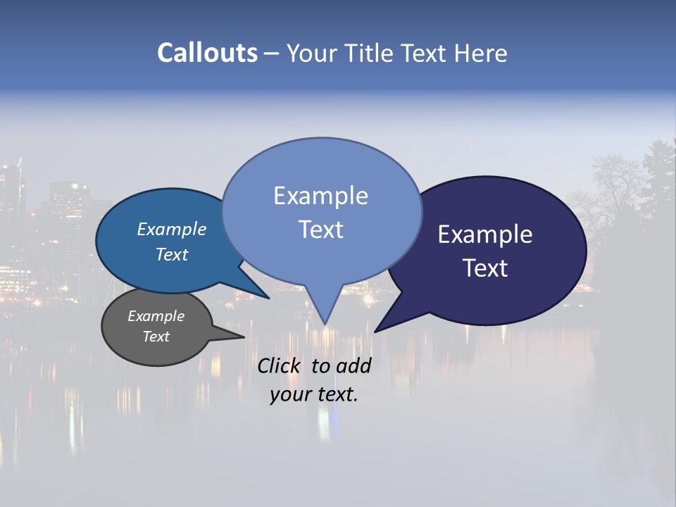 View Scene Water PowerPoint Template